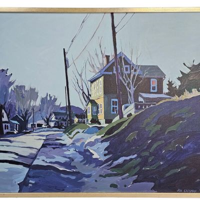 Sale Photo Thumbnail #51: Carsman The Red Window Oil Painting