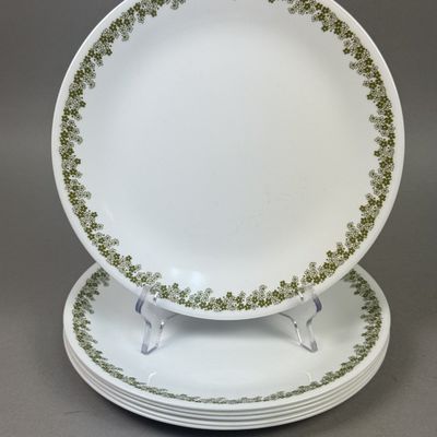 Sale Photo Thumbnail #279: Corelle Spring Blossom Green Dinner Plates