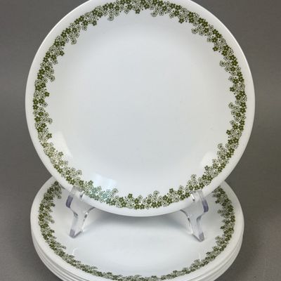 Sale Photo Thumbnail #276: Corelle Spring Blossom Green Plates