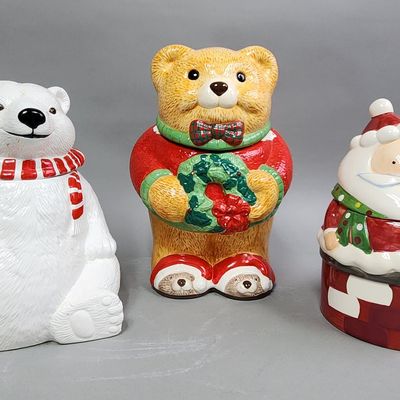 Sale Photo Thumbnail #455: Christmas Cookie Jars Inc. Coca-Cola Polar Bear