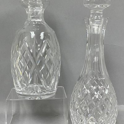 Sale Photo Thumbnail #396: Waterford Lead Crystal Decanters Pair