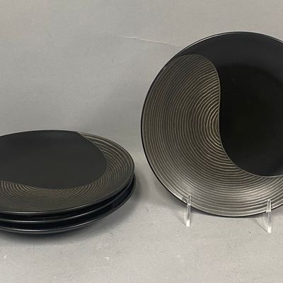 Sale Photo Thumbnail #367: Pfaltzgraff Night Surf Stoneware Salad Plates