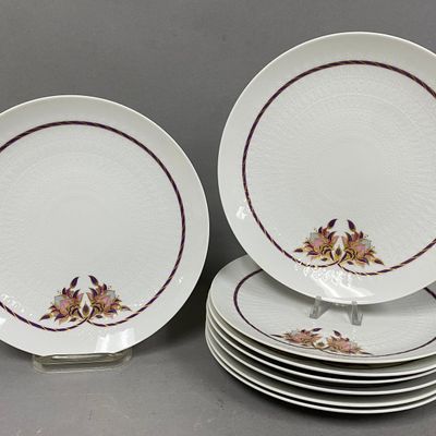 Sale Photo Thumbnail #126: Rosenthal Studio-Linie Orchid Romance Dessert Plates
