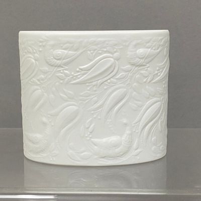 Sale Photo Thumbnail #120: Rosenthal Studio-Linie Bjorn Wiinblad White Porcelain Planter