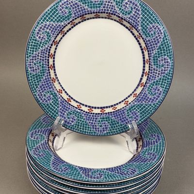 Sale Photo Thumbnail #287: Dansk Mosaic Dinnerware Wave Plates