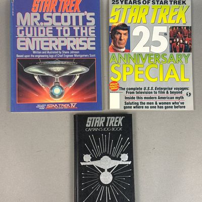 Sale Photo Thumbnail #343: Three Star Trek Commemorative Publications