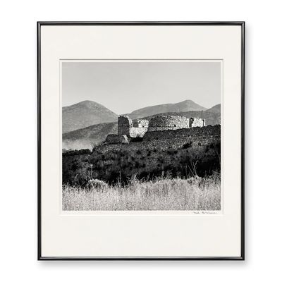 Paul Petricone (American, 1922-1988) Black and White Landscape Photograph, Signed