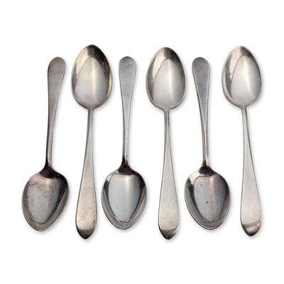 6pc International Silver American Export Lines Demitasse Spoons