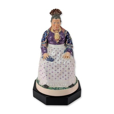 Charles Vyse Chelsea Pottery Figurine, The Gypsy Queen