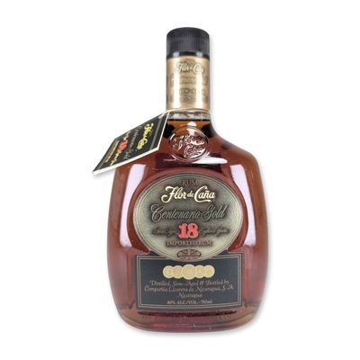 Flor de Cana Centenario Gold 18 Year Old Rum 750ml