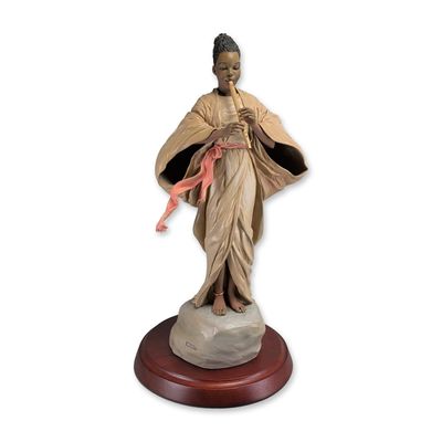 Thomas Blackshear Ebony Visions The Music Maker Sculpture