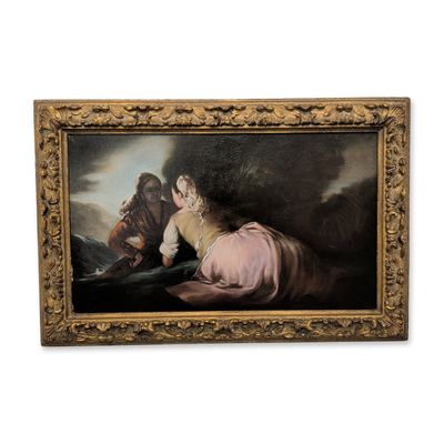 Kaethe Hoeltzell After Francisco Goya (Spanish 1746-1828) Oil on Canvas, Gossiping Women