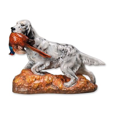Royal Doulton English Setter with Pheasant Bone China Figurine HN2529