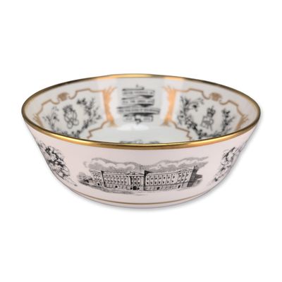 Royal Worcester Silver Wedding Bowl Limited Edition Porcelain