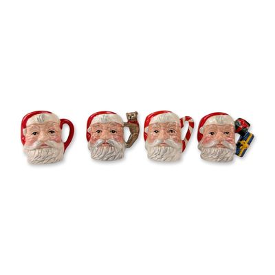 Royal Doulton Porcelain Santa Claus Tiny Character Jugs