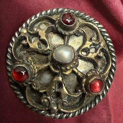 Sale Photo Thumbnail #293: A DIVISION ONE GENUINE SET GEMSTONE BUTTON