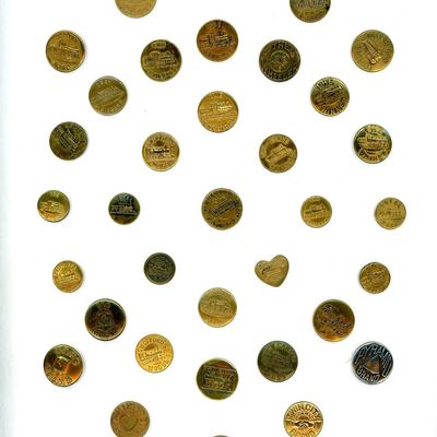Sale Photo Thumbnail #173: A CARD OF DIVISION ONE OVERALL BUTTONS