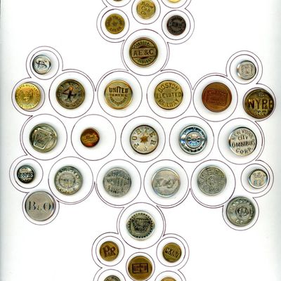 Sale Photo Thumbnail #167: A CARD OF DIVISION ONE UNIFORM BUTTONS