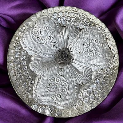 Sale Photo Thumbnail #236: A DIVISION ONE LACY GLASS BUTTON