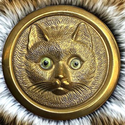 Sale Photo Thumbnail #213: A RARE DIVISION ONE PICTORIAL CAT BUTTON