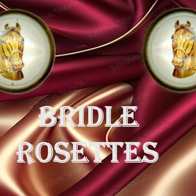 Sale Photo Thumbnail #122: A SMALL SELECTION OF BRIDLE ROSETTES