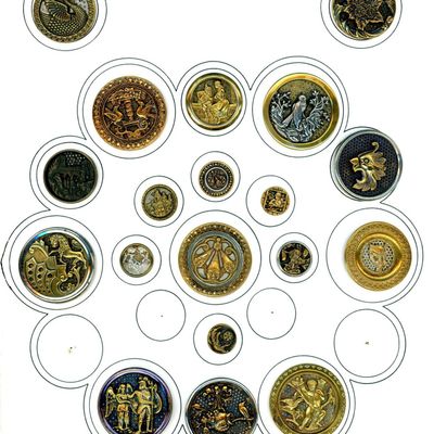 Sale Photo Thumbnail #267: A CARD OF DIVISION ONE SCREEN BACKGROUND BUTTONS