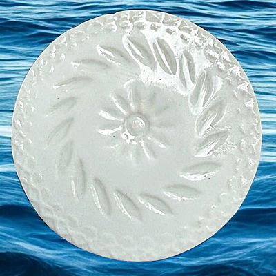 Sale Photo Thumbnail #108: A DIVISION ONE PATTERNED PORCELAIN BUTTON