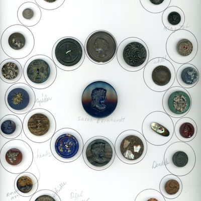 A CARD OF DIVISION ONE COMPOSITION BUTTONS