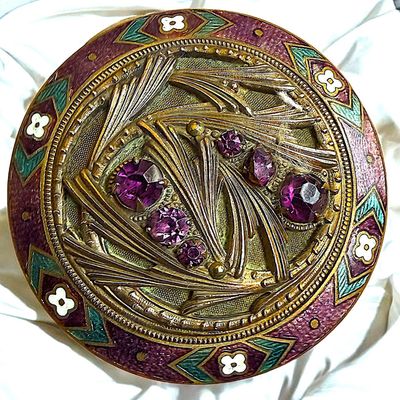 Sale Photo Thumbnail #374: A DIVISION ONE ORNATE JEWLED BUTTON