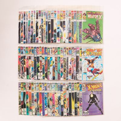 Sale Photo Thumbnail #36: 75 Copper Age "Marvel Comics Presents" Comic Books