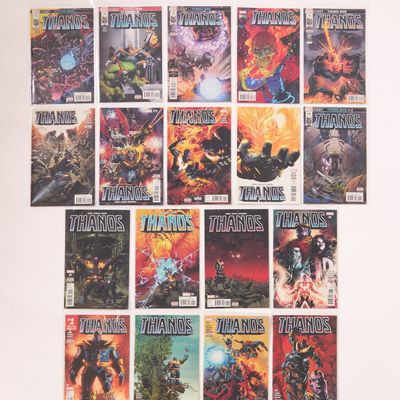 Sale Photo Thumbnail #392: 18 Marvel "Thanos" Comics - Complete Run #1-18