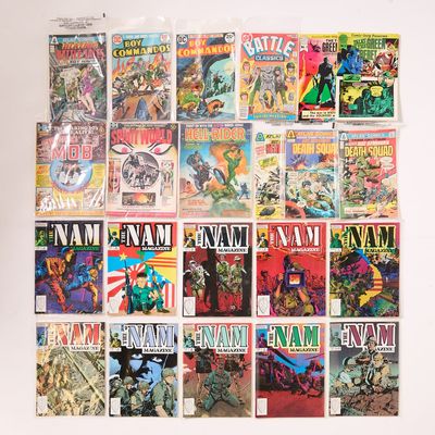Sale Photo Thumbnail #199: 22 Bronze & Copper Military, Combat, & War Comics