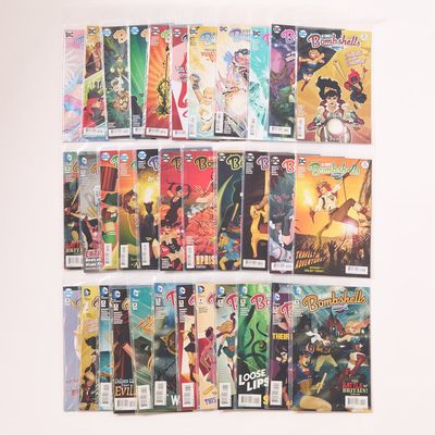 Sale Photo Thumbnail #363: 33 "DC Comics Bombshells" Comic Books