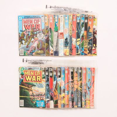 Sale Photo Thumbnail #117: Set 26 DC "Men of War" Bronze Age Comics #1-26