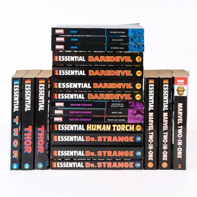 Sale Photo Thumbnail #495: 20 Marvel Essentials & Epic Collection Paperbacks