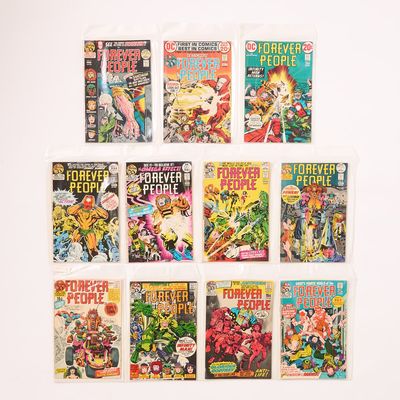 Sale Photo Thumbnail #177: Set 11 DC Bronze Age "Forever People" Comics #1-11