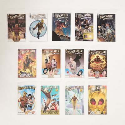 Sale Photo Thumbnail #442: 13 IDW "The Rocketeer" Comic Books