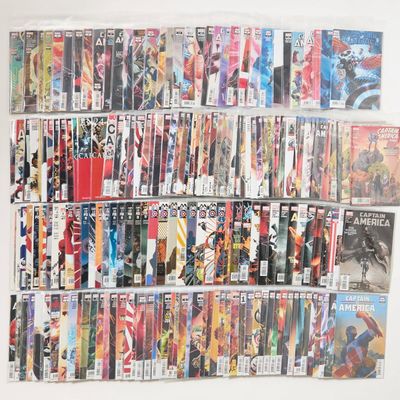 Sale Photo Thumbnail #386: 170 Marvel "Captain America" Modern Comic Books