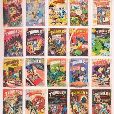 Sale Photo Thumbnail #50: 20 Tower "THUNDER Agents" Silver Age Comics #1-20