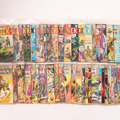 Sale Photo Thumbnail #112: 50 DC "Our Army at War" Silver Age Comics w/ Keys