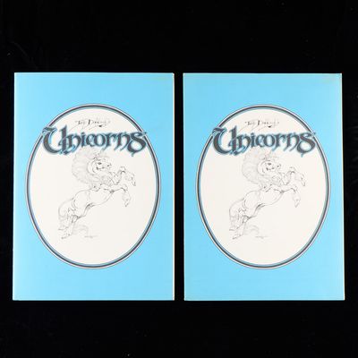 Sale Photo Thumbnail #460: 2 Lela Dowling "Unicorns" Portfolios