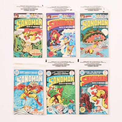 Sale Photo Thumbnail #55: Set 6 DC "The Sandman" Comic Books Issues No. 1-6