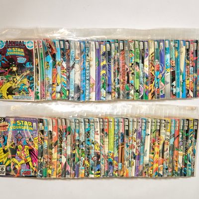 Sale Photo Thumbnail #171: Set 70 DC "All-Star Squadron" Comic Books
