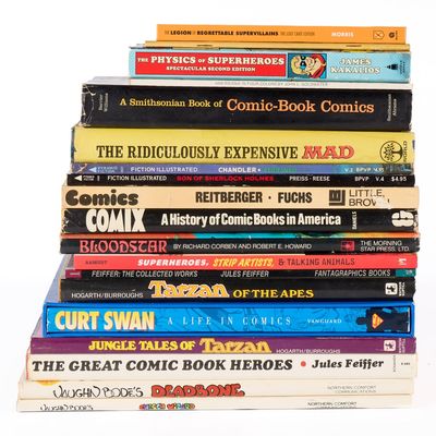 Sale Photo Thumbnail #505: 19 Comic History Books w/ Ridiculously Expensive