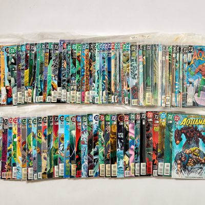 Sale Photo Thumbnail #185: 93 DC "Aquaman" Comic Books ca. 1986-2001