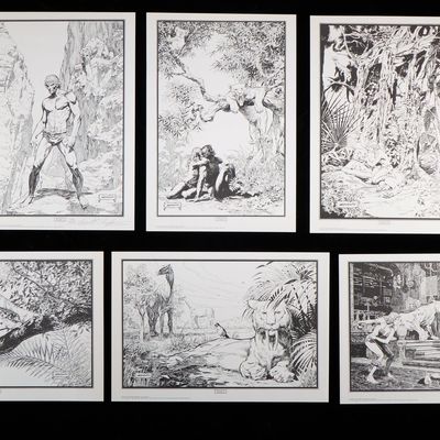 Sale Photo Thumbnail #452: Brent Eric Anderson "Ka-zar" Print Portfolio
