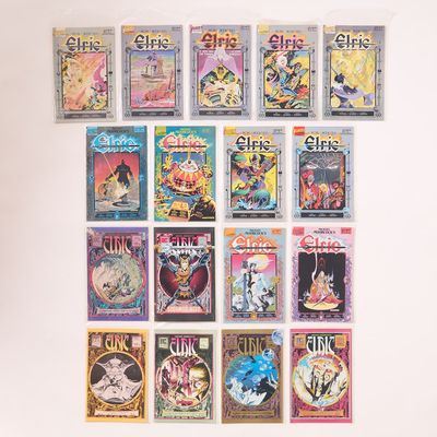Sale Photo Thumbnail #423: 17 Pacific & First "Elric" Fantasy Comic Books
