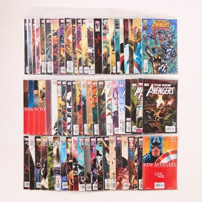 Sale Photo Thumbnail #382: 65 Marvel "New Avengers" Comics - Complete Run
