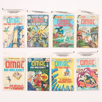 Sale Photo Thumbnail #163: Set 8 DC "OMAC" Bronze Age Comics No. 1-8