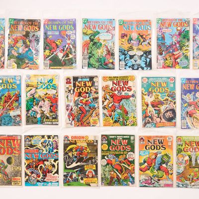 Sale Photo Thumbnail #181: 19 DC "New Gods" Bronze Age Comics No. 1-19